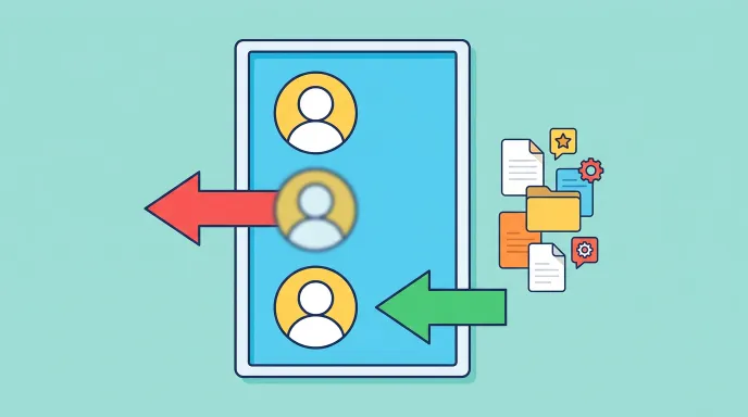 연구전담요원 신규·퇴사에 따른 인력 현황 변화를 도식화한 일러스트