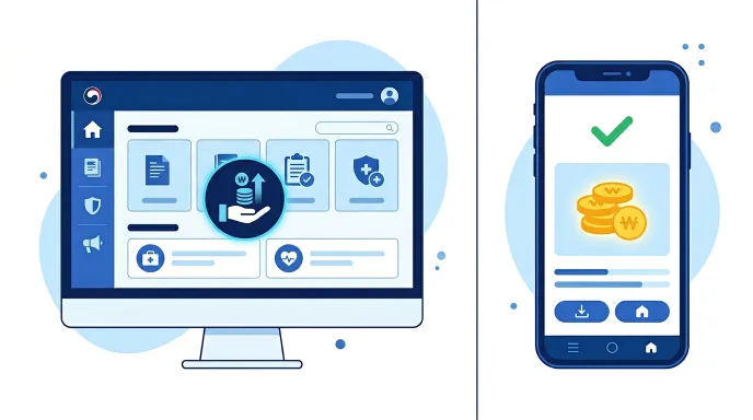 PC 위택스와 스마트 위택스 앱 인터페이스 개요 이미지
